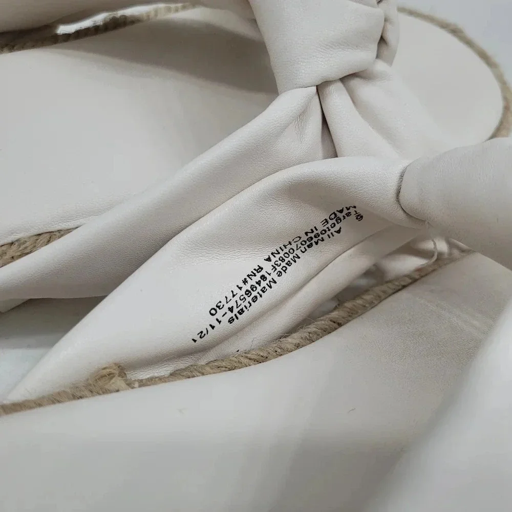 Universal Thread Off White Dena Knotted Espadrille